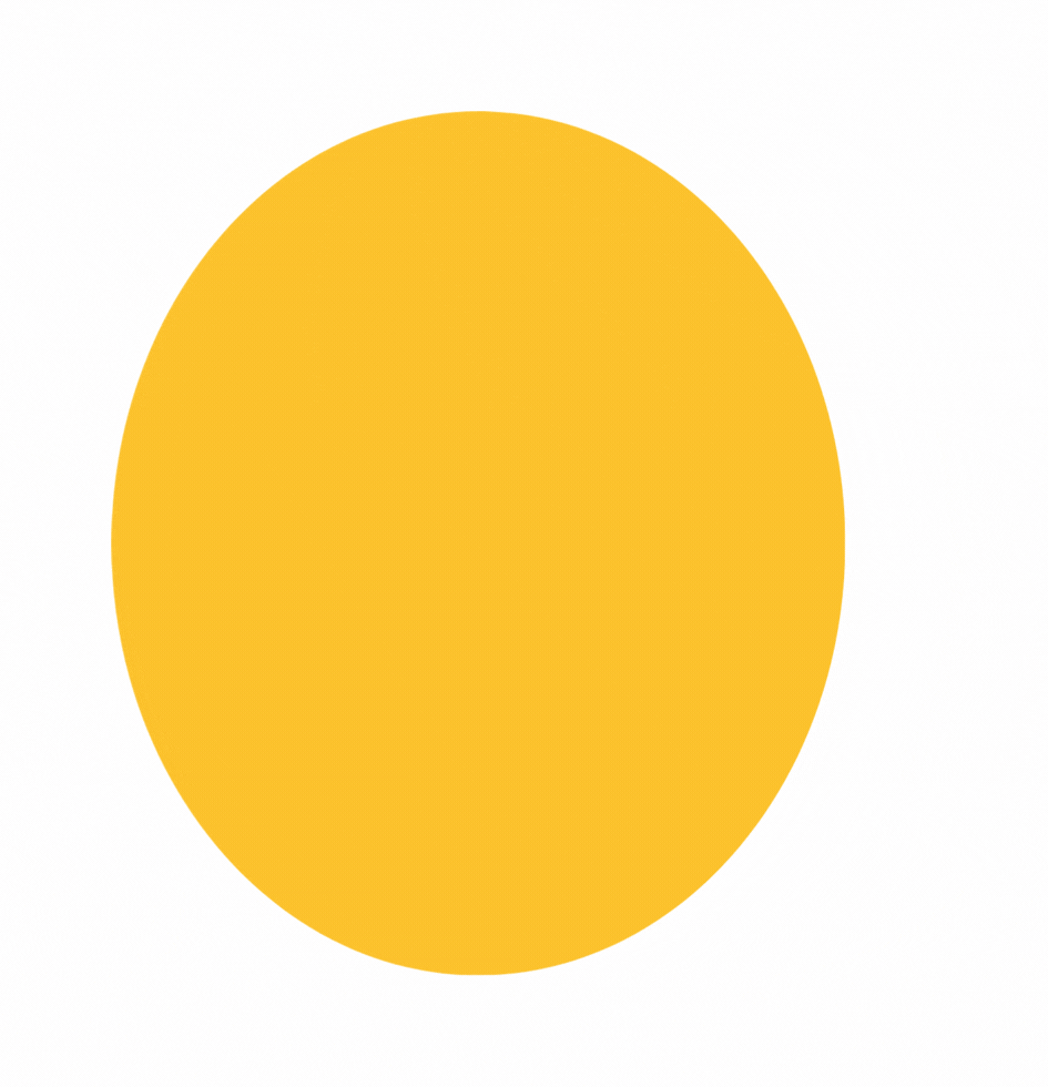 Schematic sun drawing on yellow background